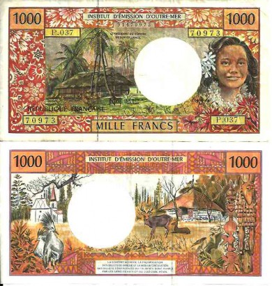 1000 FRANCS Pick 2 (d) 